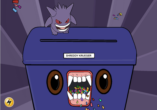 Image featuring Game of Binders mascot Shreddy Krueger