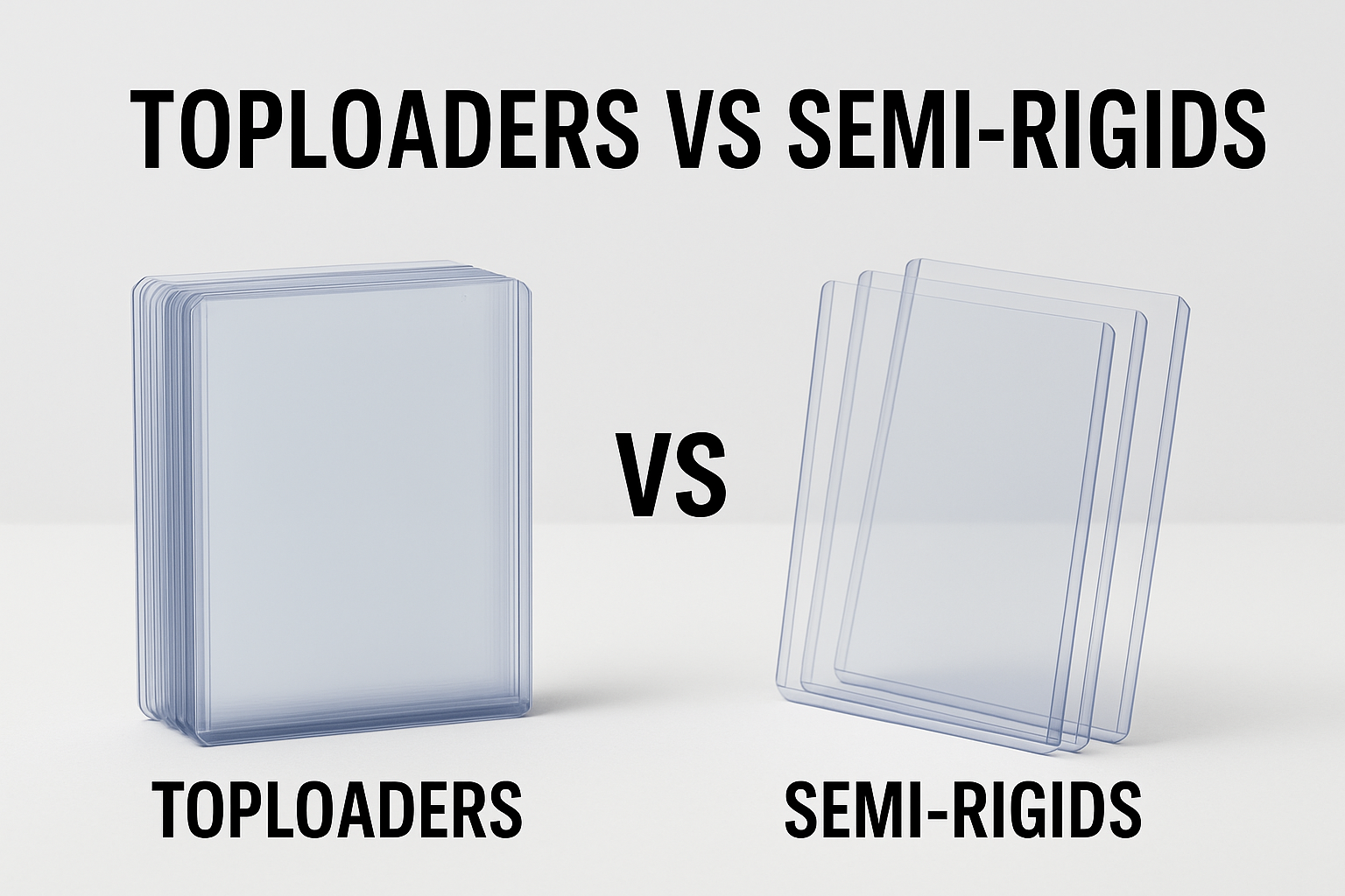 Toploaders vs Semi-Rigids | Card Protection Guide Game of Binders Game Of Binders Toploaders vs Semi-Rigids | Card Protection Guide Game of Binders Game Of Binders
