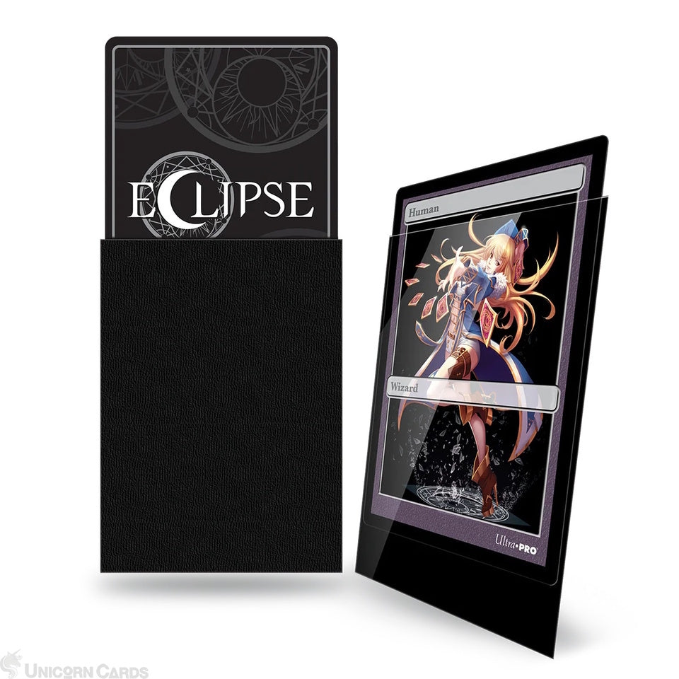 Ultra Pro - Eclipse Gloss Small Sleeves 60 Pack - Jet Black