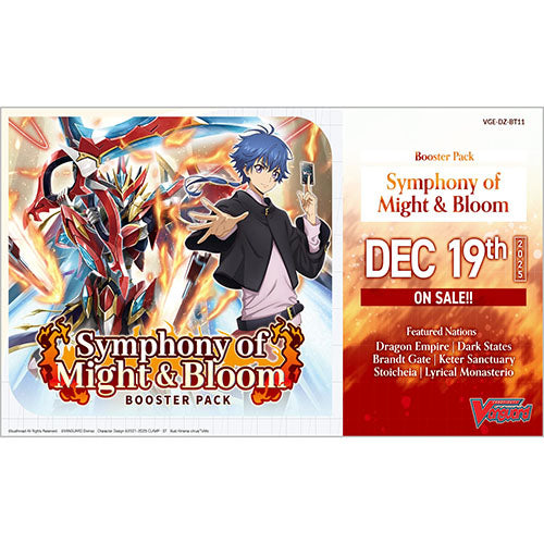 Cardfight!! Vanguard - Symphony Of Might & Bloom Booster (Pre Order) – Release Date: 19/12/25