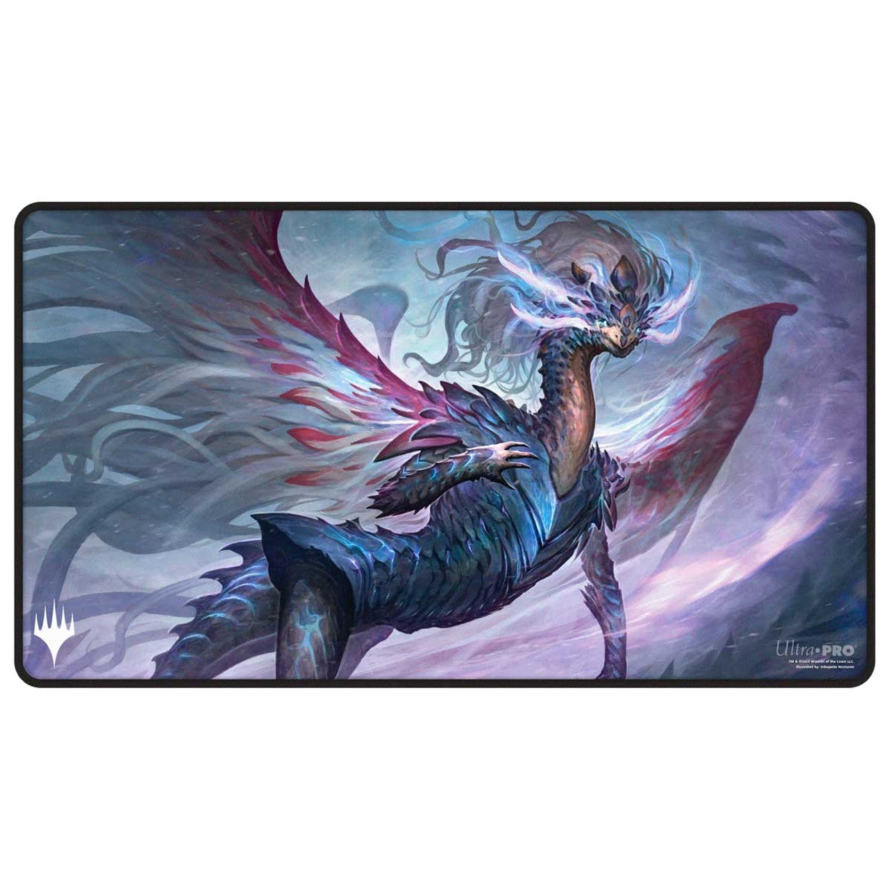 Ultra Pro - Magic The Gathering - Return to Tarkir- Black Stitched Playmat - Jeskai