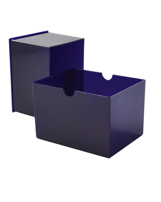 Dragon Shield Gaming Strongbox – Blue | Holds 100+ Double-Sleeved Cards, Acrylic Deck Box