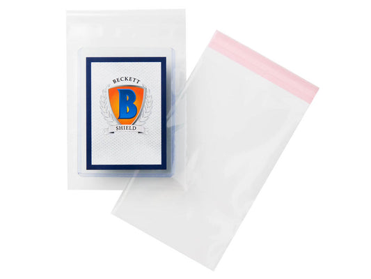 Beckett Shield Resealable Graded Card Sleeves – 100 Pack | Fits PSA, BGS, and Graded Slabs