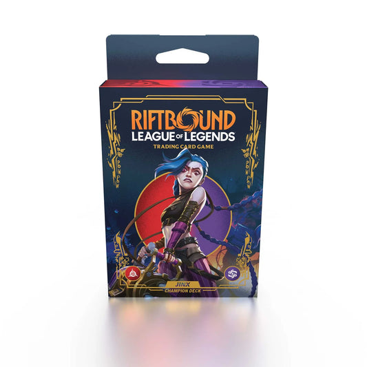 Riftbound: League of Legends TCG – Set 1 – Origins Champion Deck – Jinx (Pre-Order)