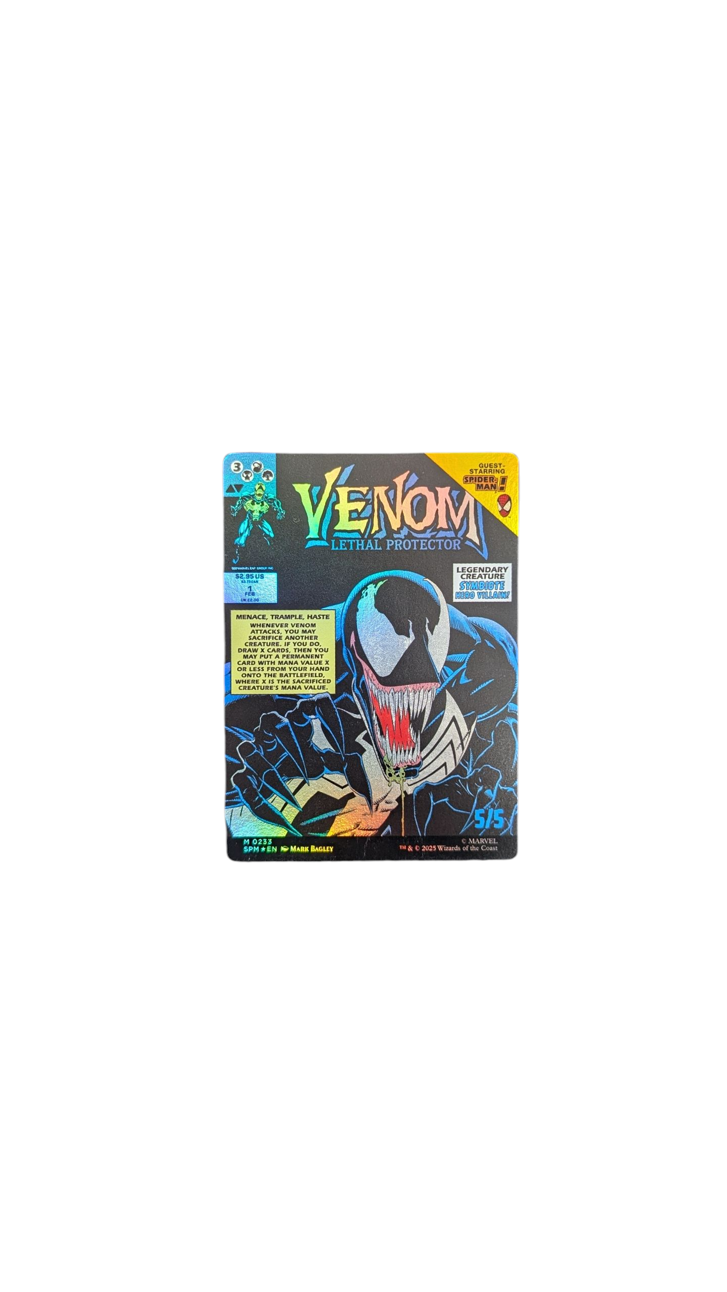 Eddie Brock – M0233 (Marvel Trading Card)