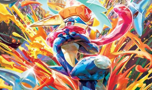 Pokemon card featuring Greninja ex - 214/167 - SV06: Twilight Masquerade (TWM)