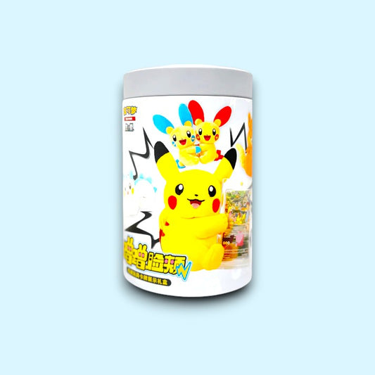 Pokémon TCG Simplified Chinese Plush & Card Display Collector’s Tin (Blind tin)