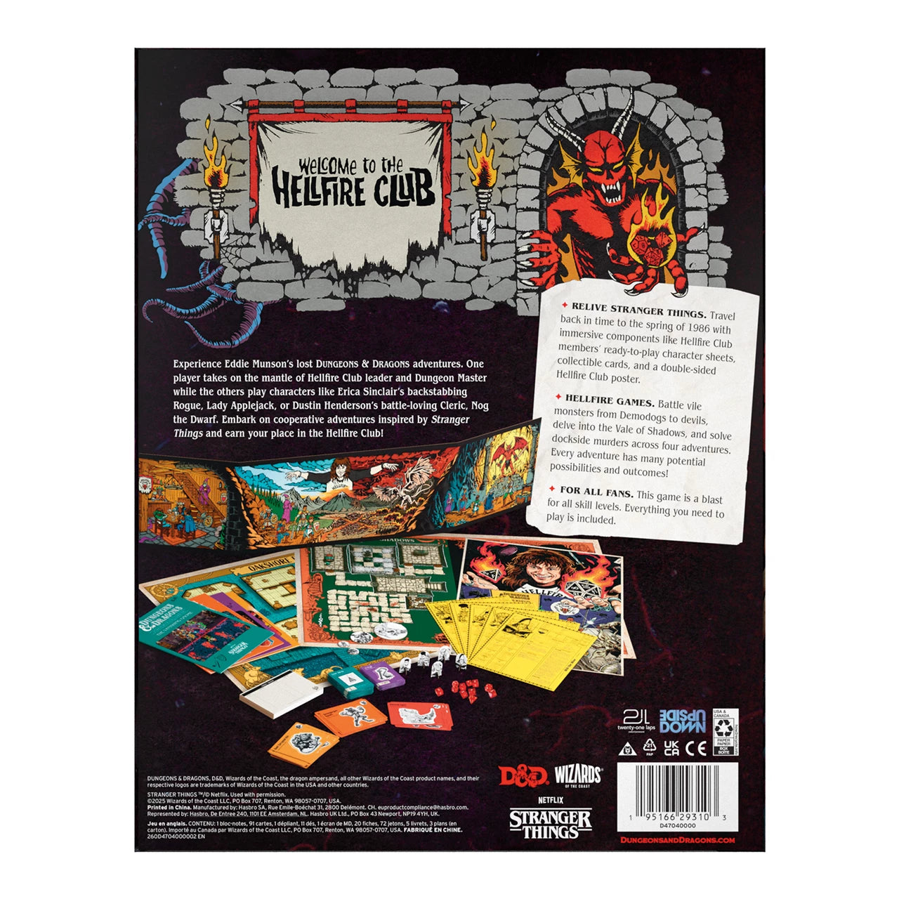 Dungeons & Dragons – Stranger Things: Welcome to the Hellfire Club Boxed Set