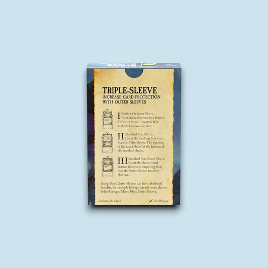 Dragon Shield – Standard Size Outer Sleeves (100 Pack) – Matte Black