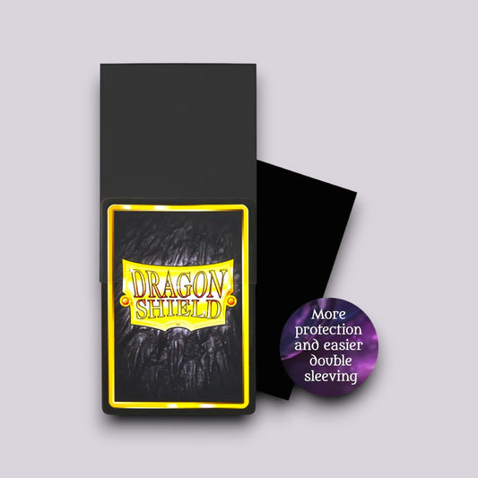 Dragon Shield – Standard Size Perfect Fit Thick Inner Sleeves (100 Pack) – Black