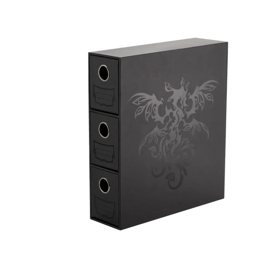 Dragon Shield Fortress Card Drawers – Black, TCG Storage Tower for 1300+ Cards