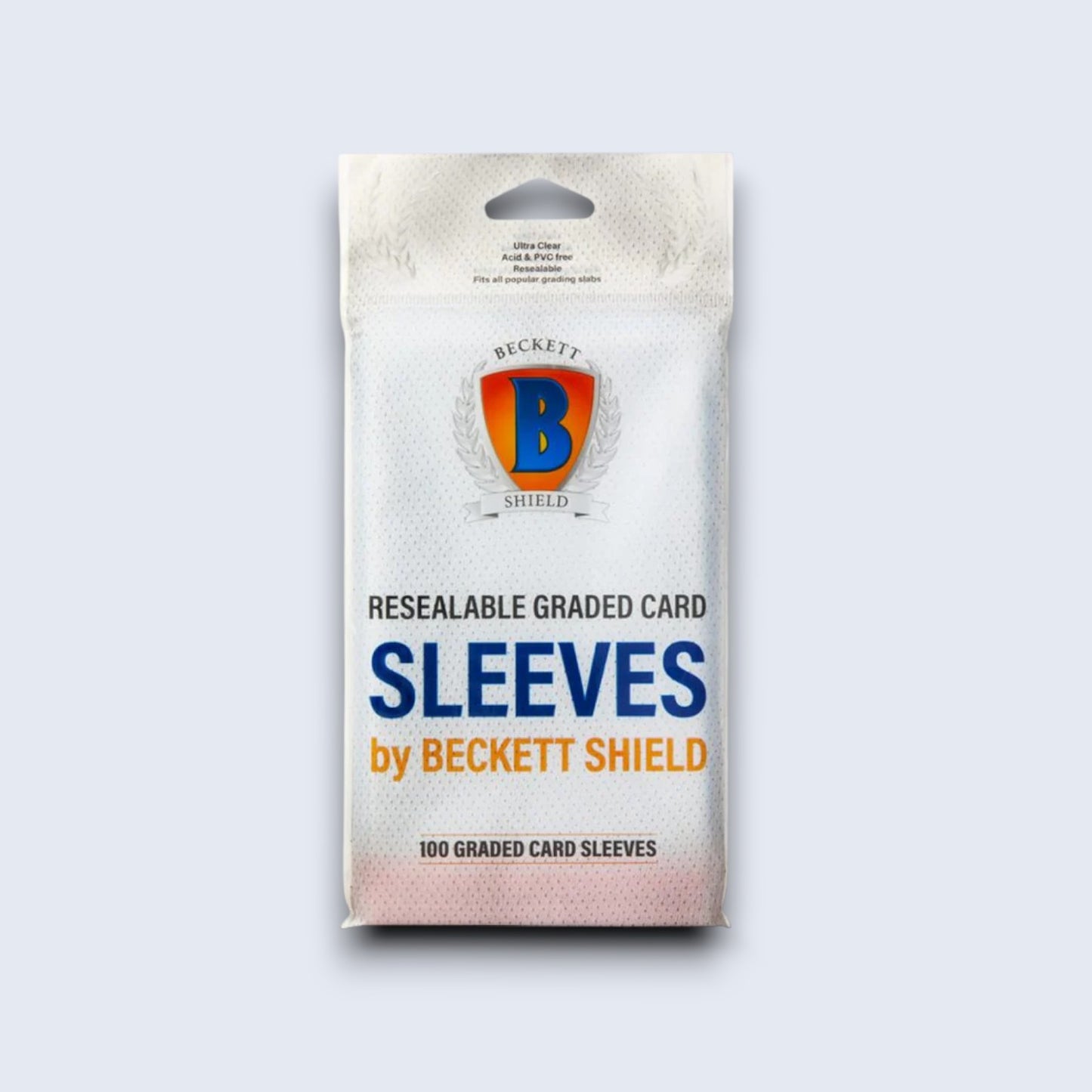 Beckett Shield Resealable Graded Card Sleeves – 100 Pack | Fits PSA, BGS, and Graded Slabs