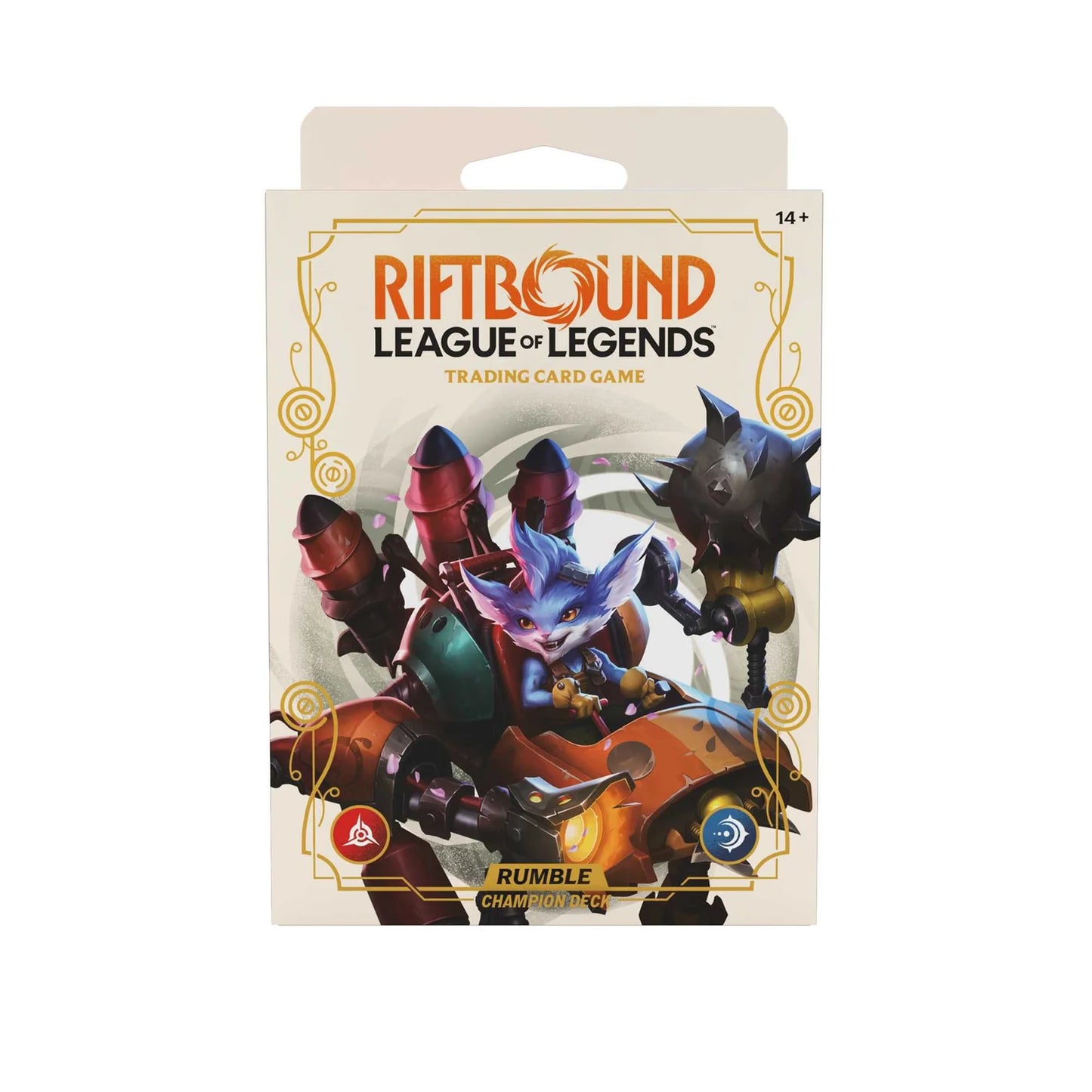 Pre-Order Riftbound: League of Legends TCG – Spiritforged Champion Deck: Rumble Display
