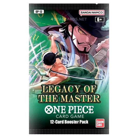 One Piece Card Game Booster Pack OP-12 Legacy of the Master | Bandai TCG