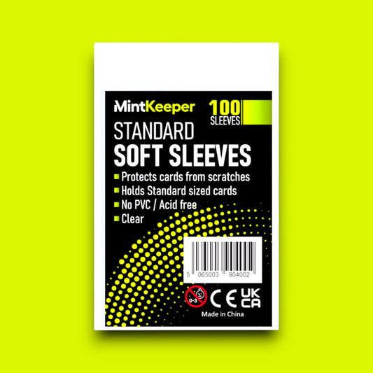 MintKeeper Standard Soft Card Sleeves (100 Sleeves)