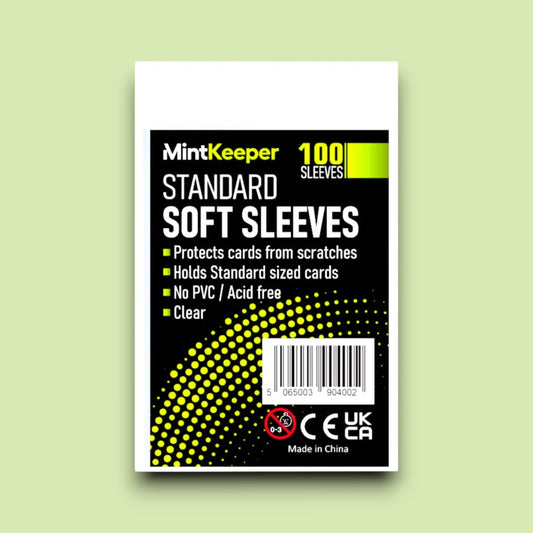 MintKeeper Standard Soft Card Sleeves (100 Sleeves)