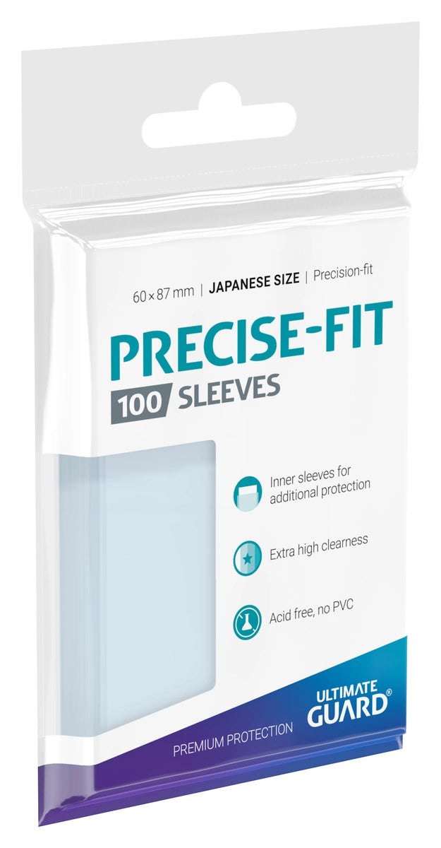 Ultimate Guard - Precise-Fit Sleeves Japanese Size - Transparent (100 Pack)