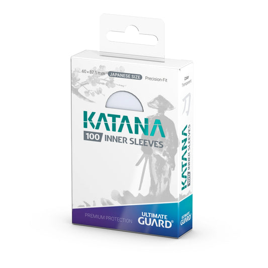 Ultimate Guard - Katana Inner Sleeves Japanese Size - Transparent (100 Pack)