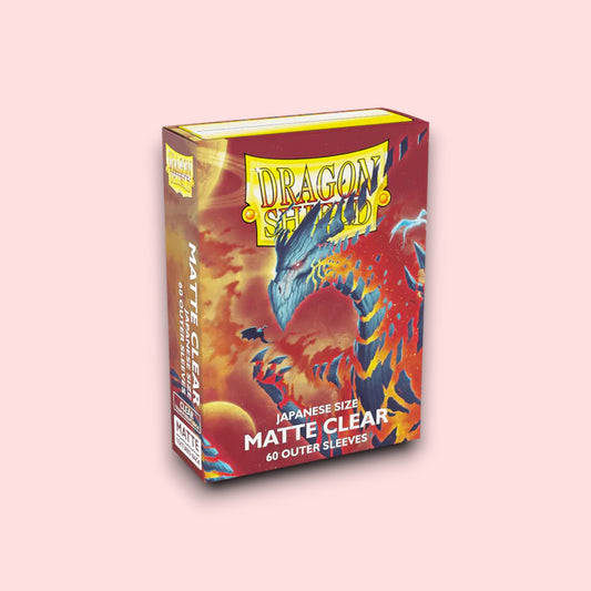 Dragon Shield Perfect Fit Japanese Size Outer Sleeves – Clear, 60 Pack