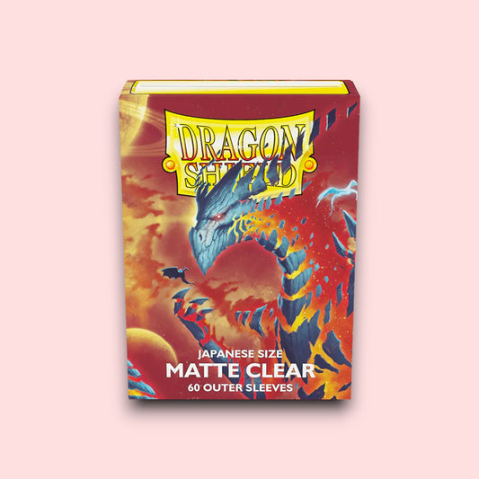 Dragon Shield Perfect Fit Japanese Size Outer Sleeves – Clear, 60 Pack