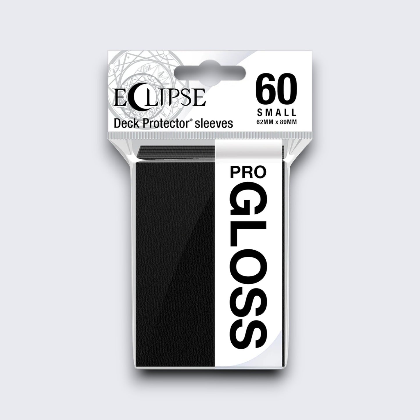 Ultra Pro - Eclipse Gloss Small Sleeves 60 Pack - Jet Black