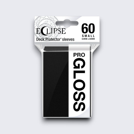 Ultra Pro - Eclipse Gloss Small Sleeves 60 Pack - Jet Black