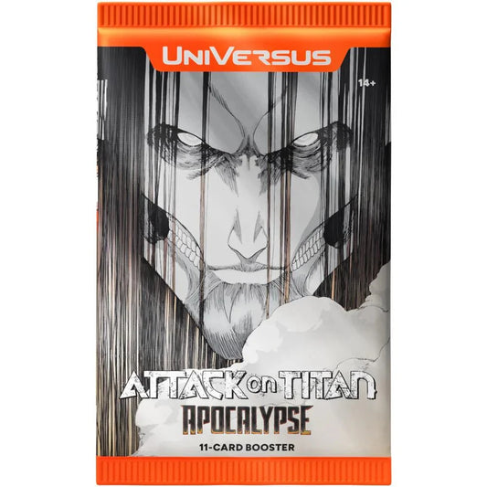 Universus CCG Attack on Titan: Apocalypse Booster Pack | 11 Cards | Official UniVersus TCG