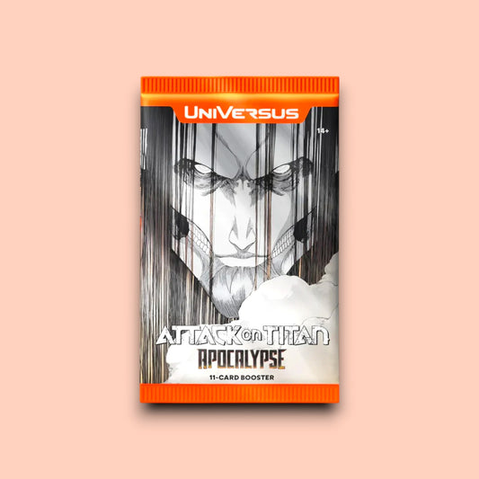 Universus CCG Attack on Titan: Apocalypse Booster Pack | 11 Cards | Official UniVersus TCG