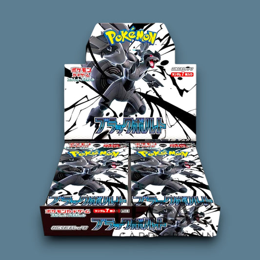 Japanese – Shrink – Black Bolt Booster Box | Factory-Sealed Japanese TCG Booster Box